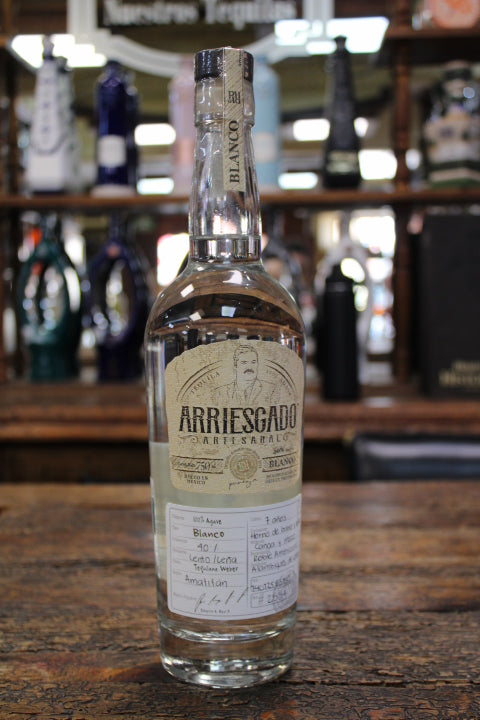 Tequila Arriesgado Blanco 750 ML