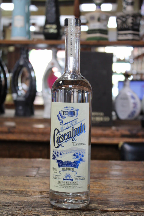Tequila Cascahuin Tahona Blanco 375 ML