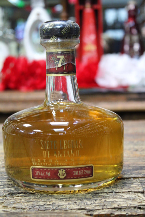 Tequila 7 Leguas De Antaño Extra Añejo 750 ML